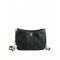 Chanel 24s double pearl hobo shoulder bag  black AS4859