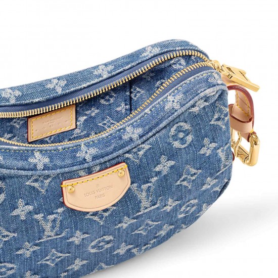 Louis Vuitton LV Croissant MM Monogram Denim M46856