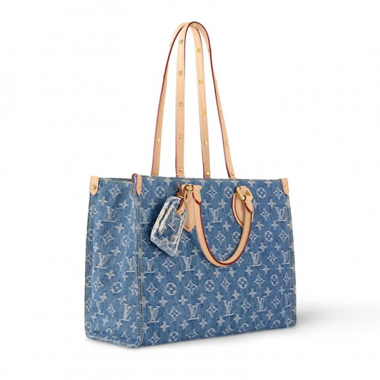 Louis Vuitton LV New LV Remix OnTheGo MM Monogram Denim M46871