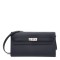 HERMES Epsom Kelly Wallet To Go Bleu Indigo