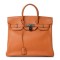 HERMES Taurillon Clemence HAC Birkin bag