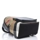 BURBERRY Mega Check Calfskin Abbeydale Simple Backpack Black Camel