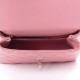 CHANEL Caviar Quilted Mini Coco Handle Flap Pink