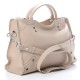 BALENCIAGA Calfskin Blackout Hardware Perforated City Nude