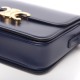 CELINE Shiny Calfskin Teen Triomphe Dark Blue