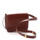 CELINE Box Calfskin Small Classic Box Flap Bag Red