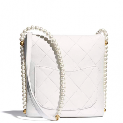 1chanel Small Hobo Bag white