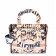 1Dior phantom powder light gold embroidery series Lady bag