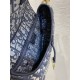 DIOR Saddle Bag Blue Dior Oblique Embroidery M0446CRIW_M928