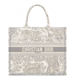 Dior Book Tote Canvas in toile de Jouy