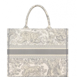 Dior Book Tote Canvas in toile de Jouy