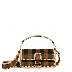 FENDI 1BAGUETTE Brown fabric bag