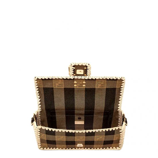 FENDI 1BAGUETTE Brown fabric bag