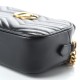 GUCCI GG Marmont small shoulder bag black leather 447632DTD1T1000