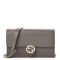 GUCCI Dollar Calfskin Interlocking G Chain Wallet Grey