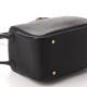 HERMES Taurillon Clemence Mini Lindy 20 Black