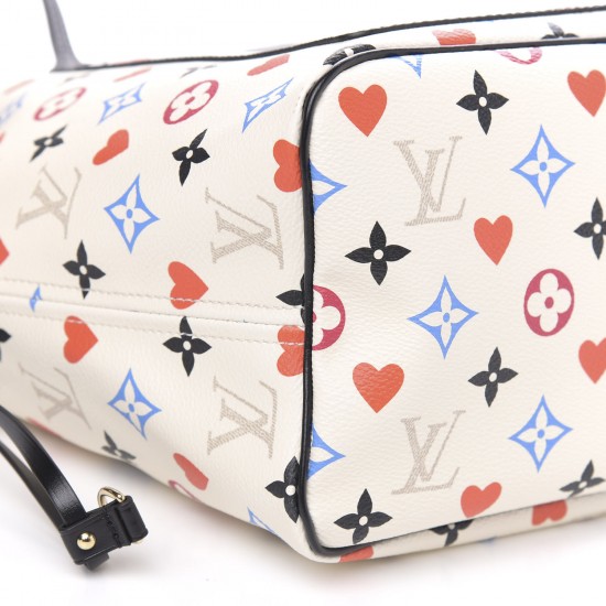 Louis Vuitton LV Game On Neverfull MM White