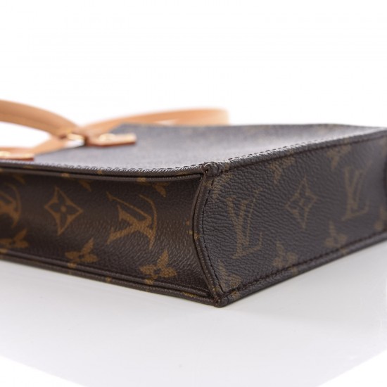 Louis Vuitton LV Monogram Petit Sac Plat