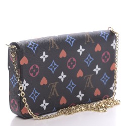 Louis Vuitton LV Game On Felicie Chain Wallet Black