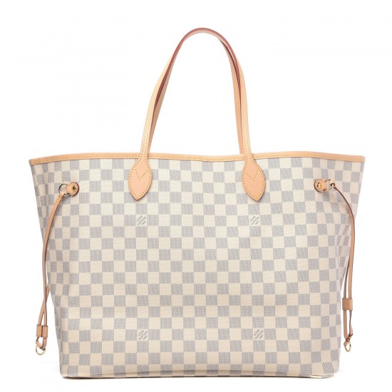 Louis Vuitton LV Damier Azur Neo Neverfull GM Rose Ballerine comes with inner bag