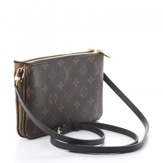 Louis Vuitton LV Reverse Monogram Giant Double Zip Pochette