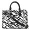 Louis Vuitton LV Monogram Tufted X UF Speedy Bandouliere 25 White Black