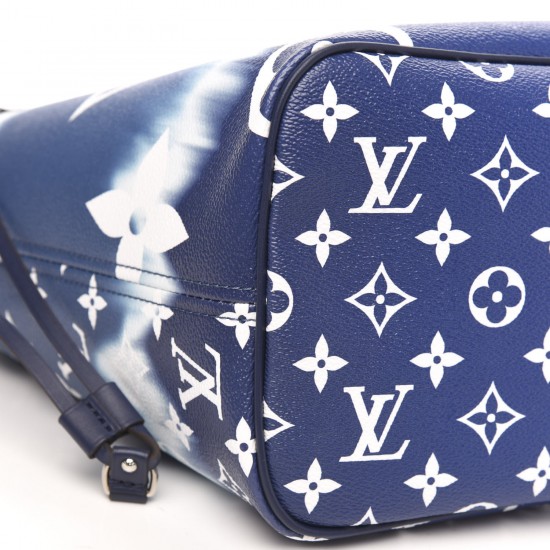 Louis Vuitton LV Monogram Escale Neverfull MM Blue