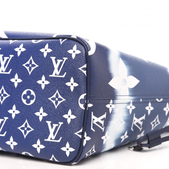 Louis Vuitton LV Monogram Escale Neverfull MM Blue