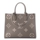 Louis Vuitton LV Empreinte Monogram Giant Onthego MM Tourterelle Creme