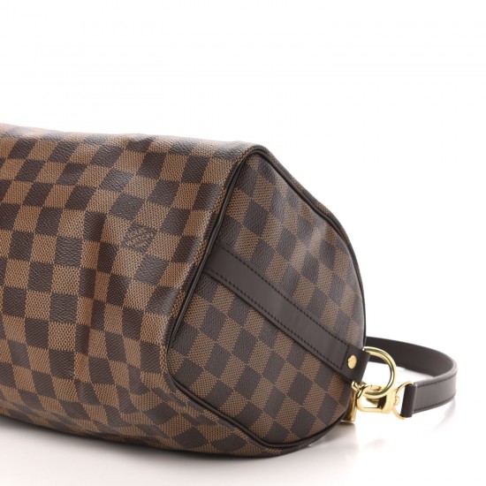 Louis Vuitton LV Damier Ebene Speedy Bandouliere 25