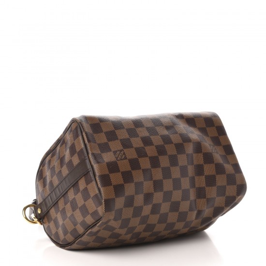 Louis Vuitton LV Damier Ebene Speedy Bandouliere 25