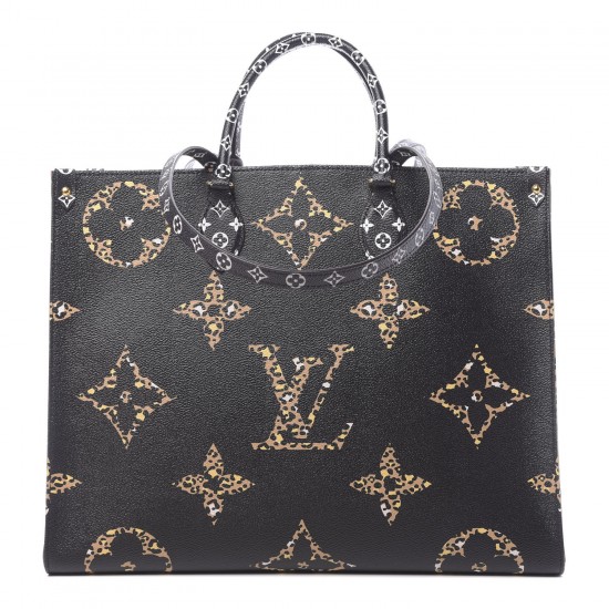 Louis Vuitton LV Monogram Giant Jungle Onthego Black