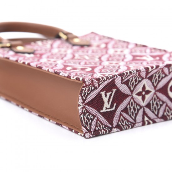 Louis Vuitton LV Jacquard Since 1854 Petit Sac Plat Bordeaux