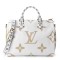 Louis Vuitton LV Monogram Giant Speedy Bandouliere 30 Kaki Creme