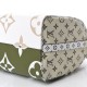 Louis Vuitton LV Monogram Giant Speedy Bandouliere 30 Kaki Creme