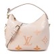 1Louis Vuitton LV Empreinte Monogram Giant Marshmallow Hobo Cream Saffron