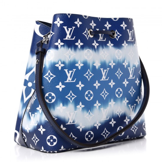 1Louis Vuitton LV Monogram Escale Neonoe MM Blue