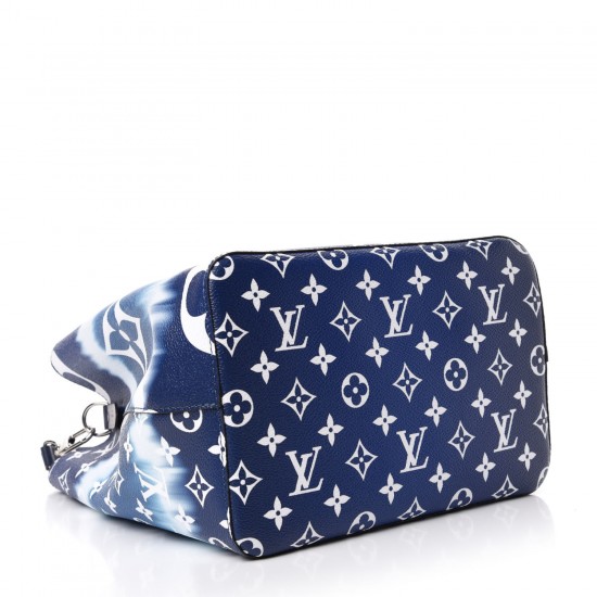 1Louis Vuitton LV Monogram Escale Neonoe MM Blue