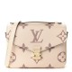 Louis Vuitton LV Empreinte Monogram Giant Pochette Metis Creme Bois De Rose