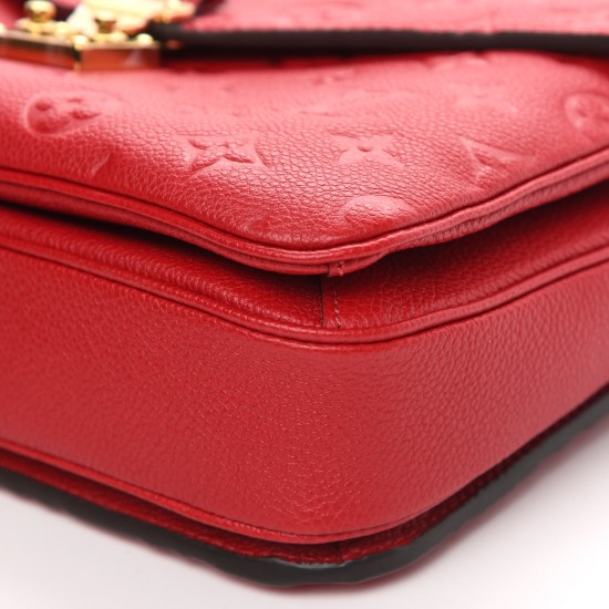 Louis Vuitton LV Empreinte Pochette Metis Scarlet