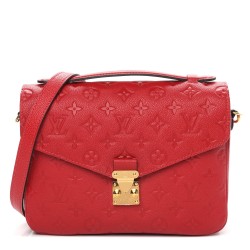 Louis Vuitton LV Empreinte Pochette Metis Scarlet