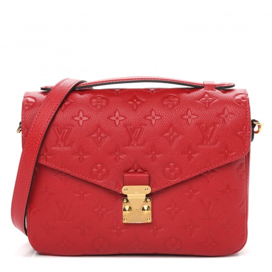 Louis Vuitton LV Empreinte Pochette Metis Scarlet