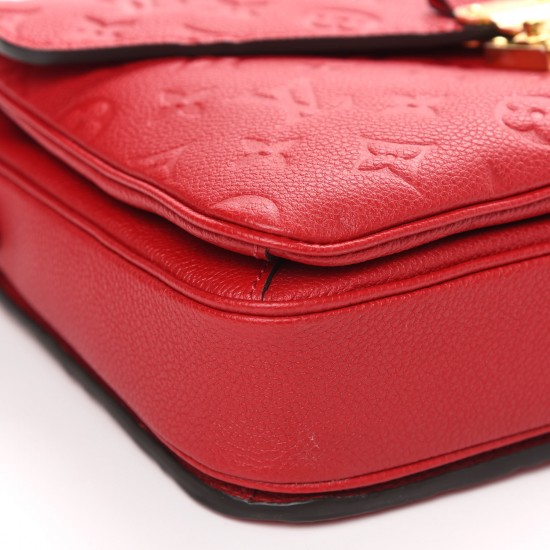 Louis Vuitton LV Empreinte Pochette Metis Scarlet