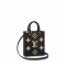 1Louis Vuitton LV Petit Sac Plat Bag Monogram Empreinte Black Silkscreen Organ Bag