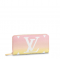 Louis Vuitton LV ICONIC MONOGRAM CANVAS ZIP WALLET GRADIENT Pink