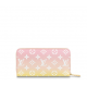 Louis Vuitton LV ICONIC MONOGRAM CANVAS ZIP WALLET GRADIENT Pink