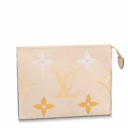 1Louis Vuitton LV Three color by The Pool Handbag 26 Monogram Embossed 