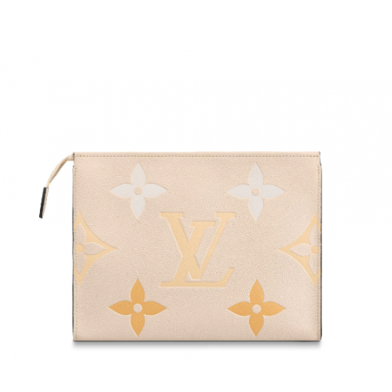 1Louis Vuitton LV Three color by The Pool Handbag 26 Monogram Embossed 