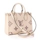 Louis Vuitton LV Empreinte Monogram Giant Onthego MM and PM Cream Rosewood