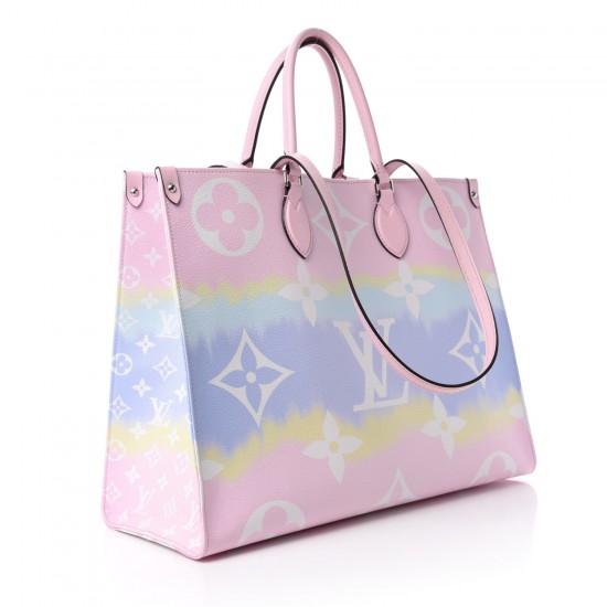 Louis Vuitton LV 1Monogram Escale Onthego GM Pastel